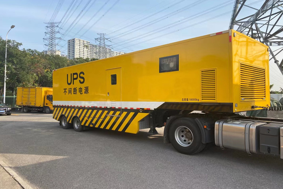 山东发电机租赁施工现场